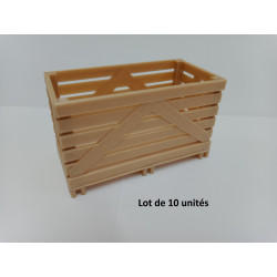 Lot de 10 palox L7.3 x l3.5 x H4.3 cm artisanal  1/32