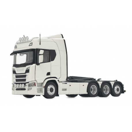 Camion SCANIA R500 -séries 8x4 ampirol BLANC M2307-01