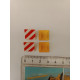 4 plaques de gabarit jaunes Agrisem 1.3 x 1.3