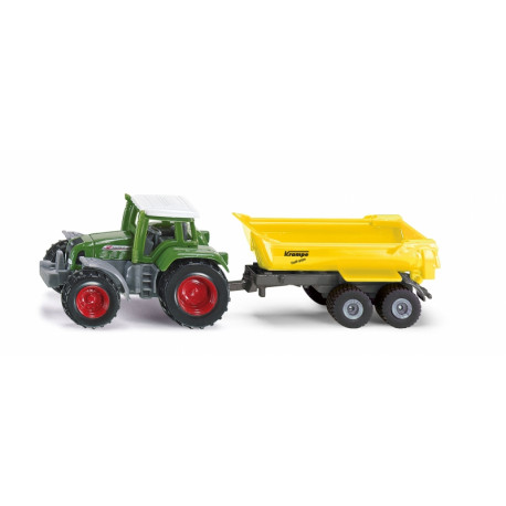 FENDT avec remorque basculante Krampe 1605 SIKU 1/64