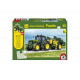 Puzzle 40 pièces JOHN DEERE 6630 avec pulvérisateurs traînés 55625