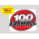 Plaque émaillée 100 Years FARMALL  Limited PL100