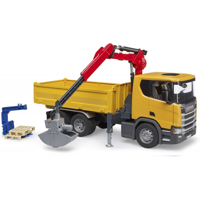 Camion toupie miniature SCANIA BRUDER 3554