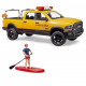 Voiture miniature DODGE RAM 2500 avec sauveteur et paddle B2506 BRUDER