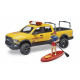 Voiture miniature DODGE RAM 2500 avec sauveteur et paddle B2506 BRUDER