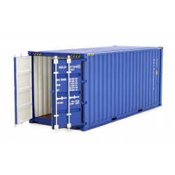 Container bleu 20 pieds 2323-01 Marge Models 1/32