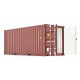 Container marron 20 pieds 2323-02 Marge Models 1/32