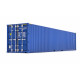 Container bleu 40 pieds 2324-01 Marge Models 1/32