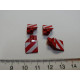 4 plaques de gabarit rouge KUHN Kosma 1x1 - DE073