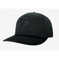 Casquette noire John Deere logo noir MC13080560BK