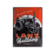 Plaque en métal 30x40 LANZ Bulldog 23236