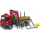 Camion MB AROCS Grue et rondins 3669 bruder