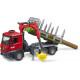 Camion MB AROCS Grue et rondins 3669 bruder