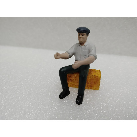 5 Conducteurs de tracteur chemise beige DE56b