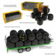 20 balles rondes d'ensilage enrubannées noires H7230
