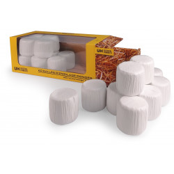 20 balles rondes d'ensilage enrubannées blanches H7232