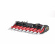 Cueilleur maïs DOMINOMI Rock 8 rangs repliable 60309 ros 1/32