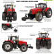 MASSEY FERGUSON 8470 Dyna-VT UH6840 UH 1-32