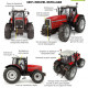 MASSEY FERGUSON 8140 Dynashift masse UH6836 UH 1-32