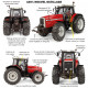 MASSEY FERGUSON 8150 Dynashift UH6780 UH 1-32