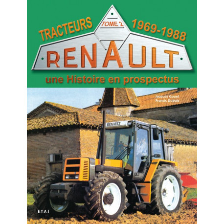 livre RENAULT en prospectus Tome 2 1969-1988 LI00296