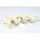 4 vaches charolaises 40962 BRITAINS 1/32