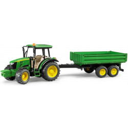 Tracteur miniature JOHN DEERE 5115M Remorque BRUDER