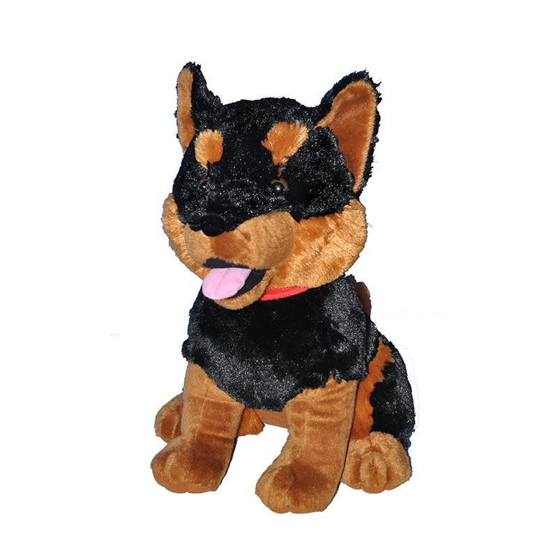 peluche chien loup