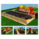 Silo ensilage 2 espaces bois 610451 Kids Globe Farming 1/32