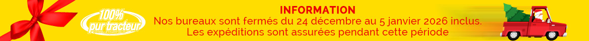 Nos bureaux seront fermés du 24 décembre au 5 janvier 2026 inclus