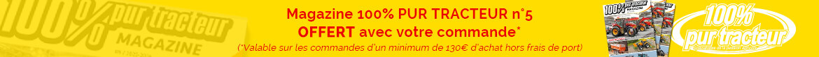 Magazine 100% Pur Tracteur N°5 Offert à partir de 130€ d'achat