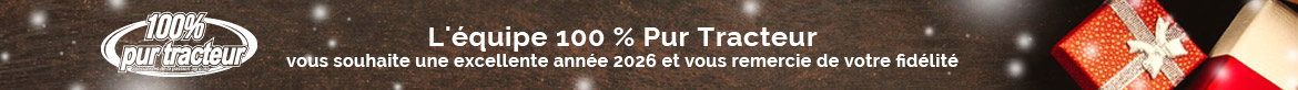 100% Pur Tracteur vous souhaite une excellente année 2026